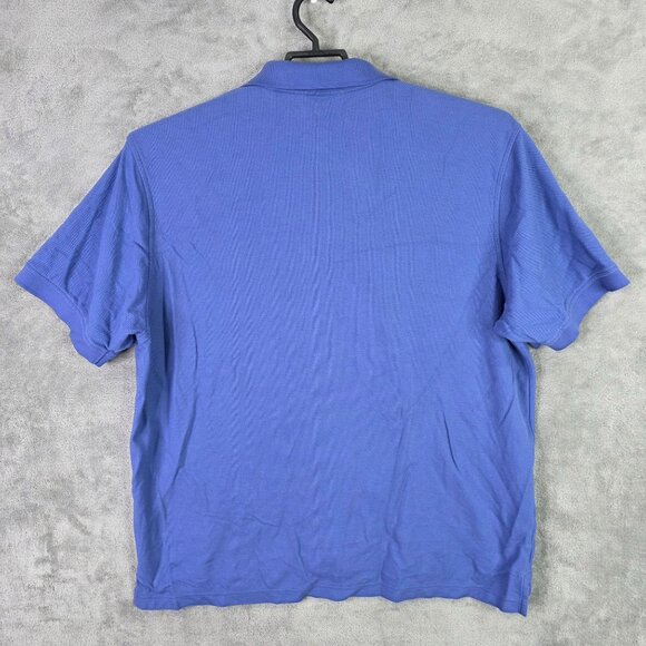 Mens Roundtree & Yorke Gold Label Blue Polo Shirt Short Sleeve 100% Cotton XL - Picture 5 of 8